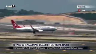 İstanbul Havalimanı Olası Bir Depreme Hazır