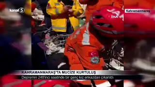 KAHRAMANMARAŞ’TA MUCİZE KURTULUŞ