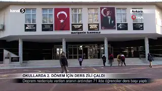 OKULLARDA 2. DÖNEM İÇİN DERS ZİLİ ÇALDI