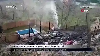 Sakarya’da Hafta Sonu Tatili Feci Bitti