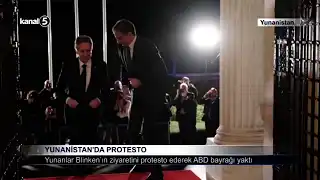 YUNANİSTAN’DA PROTESTO