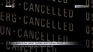 Almanya’da Hayat Durma Noktasına Geldi