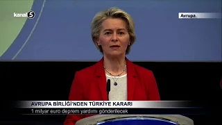 Avrupa Birliği’nden Türkiye Kararı