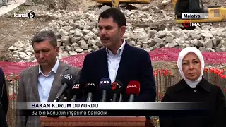 Bakan Kurum Duyurdu