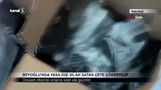 Beyoğlu’nda Yasa Dışı Silah Satan Çete Çökertildi
