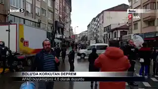Bolu’da Korkutan Deprem