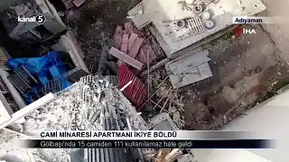 Cami Minaresi Apartmanı İkiye Böldü