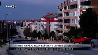 Deprem Riski Az Olan Edirne’ye Deprem Göçü