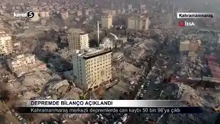 Depremde Bilanço Açıklandı