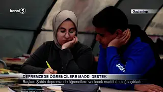 Depremzede Öğrencilere Maddi Destek