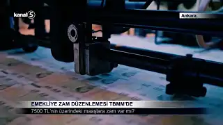 Emekliye Zam Düzenlemesi TBMM’de