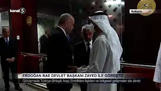 Erdoğan BAE Devlet Başkani Zayed İle Görüştü