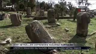 Hitit Heykelleri Depremden Hasarsız Kurtuldu