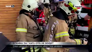 İstanbul’da 7 Katlı Otelde Dehşet