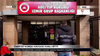 İzmir’de Komşu Kavgası Kanlı Bitti