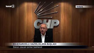 Kılıçdaroğlu Hazırlıklara Başladı