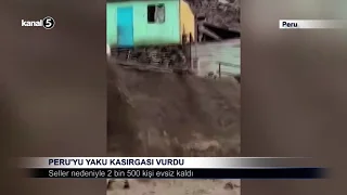 Peru’yu Yaku Kasırgası Vurdu