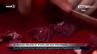 Ramazan Öncesi Et Fiyatları İçin Protokol