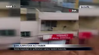 Şanlıurfa’dan Acı Haber