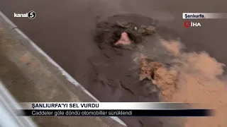 Şanlıurfa’yı Sel Vurdu