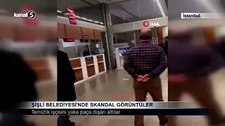 Şişli Belediyesi’nde Skandal Görüntüler