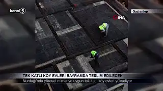 Tek Katlı Köy Evleri Bayramda Teslim Edilecek