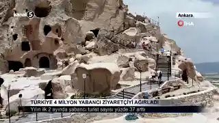 Türkiye 4 Milyon Yabancı Ziyaretçiyi Ağırladı