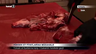 Yüksek Et Fiyatlarına Müdahale