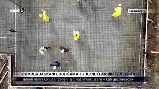 Cumhurbaşkanı Erdoğan Afet Konutlarının Temelini Attı