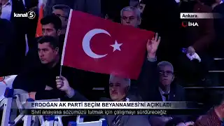 Cumhurbaşkanı Erdoğan AK Parti’nin Seçim Beyannamesini Açıkladı