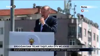 Cumhurbaşkanı Erdoğan’dan Ticari Taşıtlara ÖTV Müjdesi