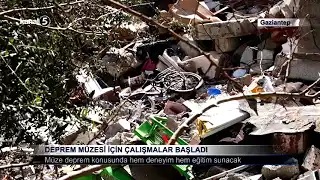 Deprem Müzesi İçin Çalışmalar Başladı