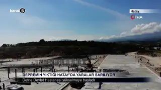 Depremin Yıktığı Hatay’da Yaralar Sarılıyor