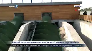 Ermeniler tarafından yıkılan Karabağ yeniden inşa ediliyor