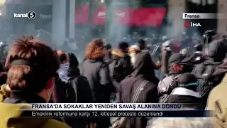 Fransa’da Sokaklar Yeniden Savaş Alanına Döndü