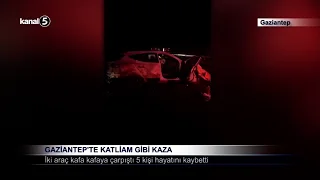 Gaziantep’te Katliam Gibi Kaza