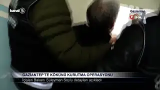 Gaziantep’te Kökünü Kurutma Operasyonu
