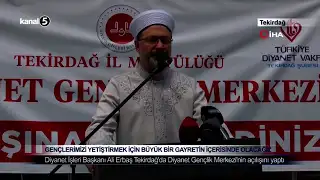 Gençlerimizi Yetiştirmek İçin Büyük Bir Gayretin İçerisinde Olacağız