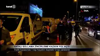 Hatalı Sollama Zincirleme Kazaya Yol Açtı