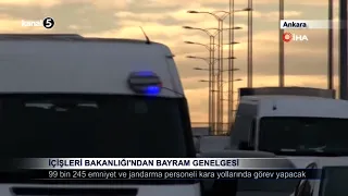 İçişleri Bakanlığı’ndan Bayram Genelgesi
