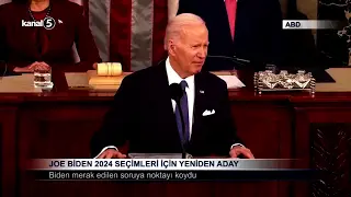 Joe Biden 2024 Seçimleri İçin Yeniden Aday
