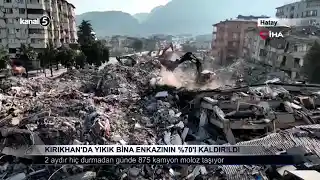 Kırıkhan’da Yıkık Bina Enkazının %70’ı Kaldırıldı