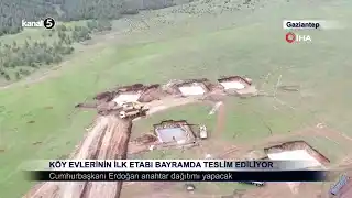 Köy Evlerinin İlk Etabı Bayramda Teslim Ediliyor