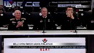 Milli Uydu İMECE Uzaya Fırlatıldı
