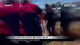 Şanlıurfa’da Göçük Meydana Geldi