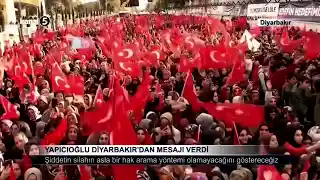 Yapıcıoğlu Diyarbakır’dan Mesajı Verdi