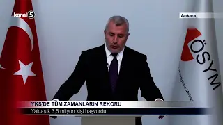 YKS’de Tüm Zamanların Rekoru
