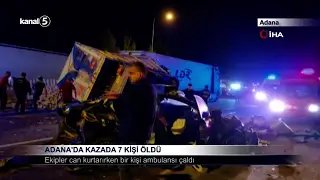 Adana’da Kazada 7 Kişi Öldü
