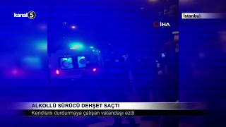 Alkollü Sürücü Dehşet Saçtı