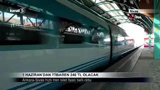 Ankara-Sivas Hızlı Tren Bilet Fiyatı Belli Oldu